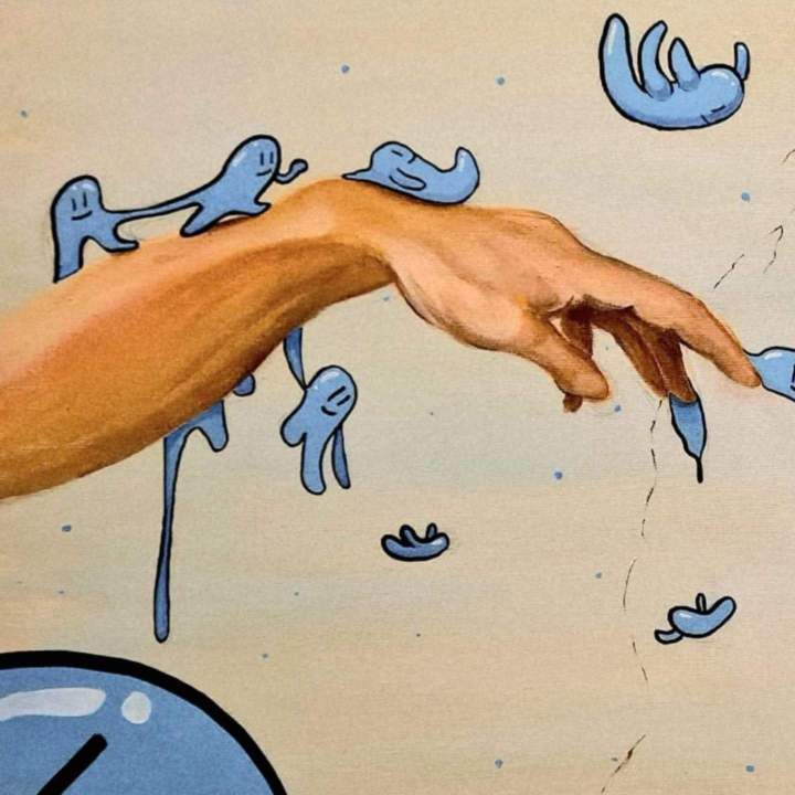 Œuvres d’art peintes à la main Bourges