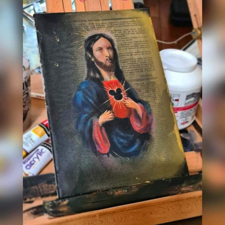 Création d’œuvres sur tableau Bourges